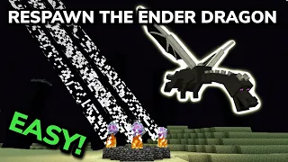 HOW TO RESPAWN THE ENDER DRAGON in Minecraft Bedrock (MCPE/Xbox/PS4/Nintendo Switch/PC)