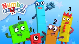 Numberblocks Counting & Easy Math Fun! | 1 Hour Compilation | 123 - Numbers Cartoon For Kids​