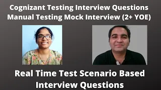 Cognizant Testing Interview Experience | Real Time Interview Questions and Answers