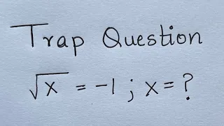 U.S.A Math Olympiad - Trap Question | Can you solve?