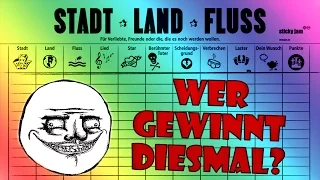 Wer GEWINNT dieses Mal? :D | Stadt Land Fluss #5