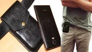 How to make a case for a smartphone on the strap