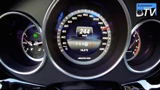 2014 Mercedes CLS 63 AMG (558hp) - 0-253 km/h acceleration (1080p)