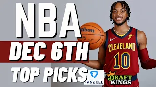 NBA dfs DraftKings Fanduel Prize Picks Today Tuesday 12/6/2022