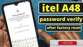 itel a48 password verify Solution || Itel itel l6006 frp bypass  FRP Bypass Tutorial 2022