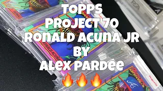 TOPPS PROJECT 70 RONALD ACUNA JR BY ALEX PARDEE AND CRAOLA 🔥🔥🔥