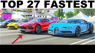 Top 27 Fastest Cars Drag Race in Forza Horizon 4 (2021 Update)