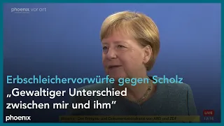 Pressekonferenz mit Angela Merkel und Sebastian Kurz