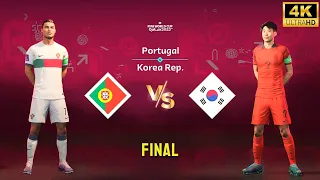 FIFA 23 - Portugal vs South Korea | Ronaldo vs Son | FIFA World Cup Final Match [4K60]