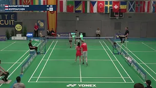 Match point - Mainaky / Fitriani vs Koppen / Chen - XD, SF – Bonn Int. 2024