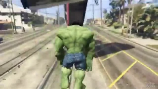 gta 5 hulk mod best destruction video