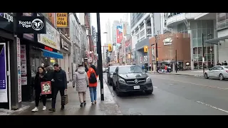 Largest City in Canada 🇨🇦 Toronto Walk in 29th December 2022