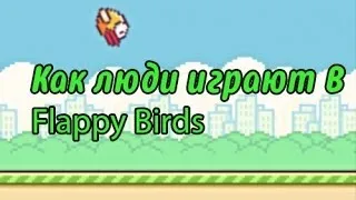 Как люди играют в Flappy Bird