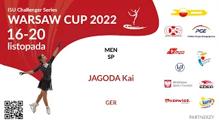 #25 Kai JAGODA GER Men SP - CS Warsaw Cup 2022