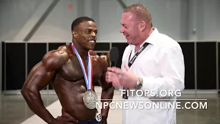 2017 IFBB Men's Physique 2nd Place Winner Andre Ferguson interviewed by Tony Doherty