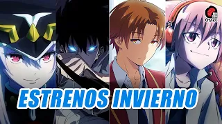 🤩 ESTRENOS ANIME TEMPORADA INVIERNO 2024 y donde verlos | Rincón Otaku