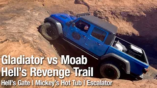 Jeep Gladiator vs Moab Hell's Revenge Trail