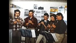 1960s Family Picnic, Kids perform In Band - Vintage 8mm Footage -