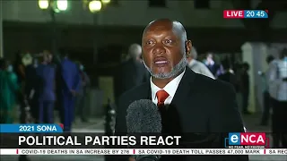 Political parties react to the SONA 2021