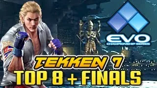 Tekken 7 | EVO 2019 Tournament | TOP 8 + Finals (Anakin, Knee, Arslan Ash, Nobi + more)