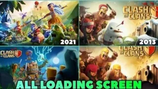 CLASH OF CLANS ALL LOADING SCREENS | CLASH OF CLANS 2012 TO 2022 | COC