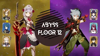 Noelle Triple Geo Team & Razor + Yunjin | Genshin Impact 2.6 Spiral Abyss Floor 12