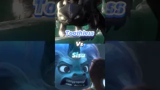 Toothless vs Sisu #fypシ゚viral #shorts #httyd #rayaandthelastdragon #vs