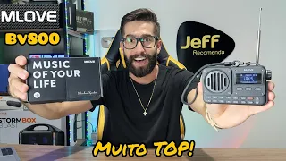 MLOVE BV800: Tem MUITA Coisa boa nesta Caixa de som! GOSTEI! (Análise Completa)