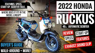 2022 Honda Ruckus 49cc Scooter Review of Specs, Changes, Features + Walkaround | NPS 50