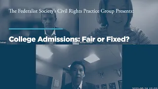 College Admissions: Fair or Fixed?