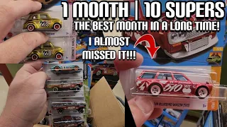 EPIC DIECAST HUNTING | 10 SUPERS | TWO MORE CAMARO ✌️ CHASES ✌️ | HOTWHEELS G CASE |