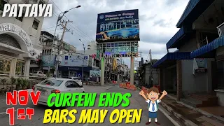 Pattaya Walking St. 24/Oct/21 BARS TO OPEN NOV 1st?