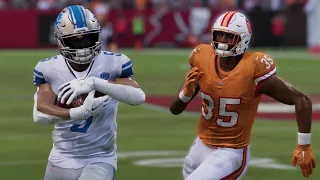 Detroit Lions vs Tampa Bay Buccaneers - NFL Today Week 6 2023 Full Game Highlights - Madden 24 Sim