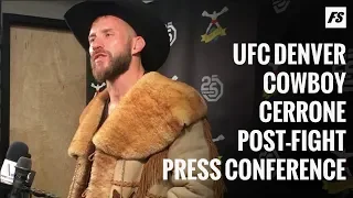 UFC Denver: Donald "Cowboy" Cerrone post fight Interview