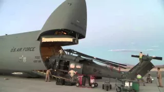 Loading HH-60G Pave Hawk into C-5 Galaxy