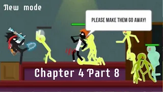 Anger of Zombies!! Stickman vs Zombies New Mode Chapter 4 Part 8 Level 66-70