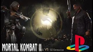 Mortal Kombat 11 FUJIN VS THE TERMINATOR Hard stage 4K 120FPS Test on ps5