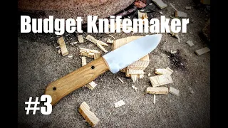 Making A Knife Without Expensive Tools, Using Reclaimed Saw Mill Steel, Knifemaking For Beginners