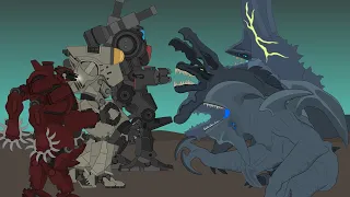 Collection of Jaeger Battles against the Kaiju of the Pacific Rim | Animation