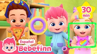 Encontremos las Formas🔵🟧❤️ | Canción de las Formas | Bebefinn Canciones Infantiles