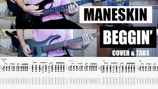 Måneskin - Beggin' (Bass & Guitar Cover + Screen Tabs)