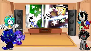 Mlp react to Asriel Dreemurr vs Marisa Kirisame.