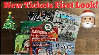 Pa lottery 🎅🏼Christmas tickets First Look!