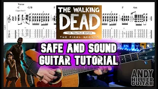 The Walking Dead Safe And Sound Guitar Tutorial Lesson