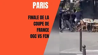 Finale de la coupe de France Nice vs Nantes gare de Lyon le 7 05 2022