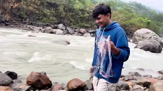 FISH HUNTING IN MARSHYANGDI RIVER ,LAMJUNG2081-01-31