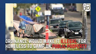 Proposed ordinance banning homeless from camping in public places sets off fiery debate