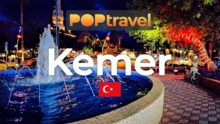 KEMER, Turkey 🇹🇷 - Night Tour - 4K 60fps (UHD)