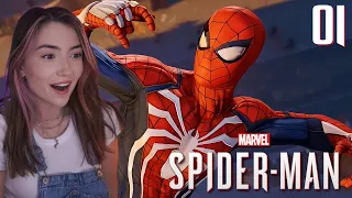 HERE WE GO - My FIRST Time Playing Marvel's Spider-Man!