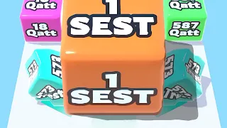 JELLY RUN 2048 — 1 (One) SESTRIGINTILLION CUBE! (Number With More Than 110 Zeros, Gameplay*)